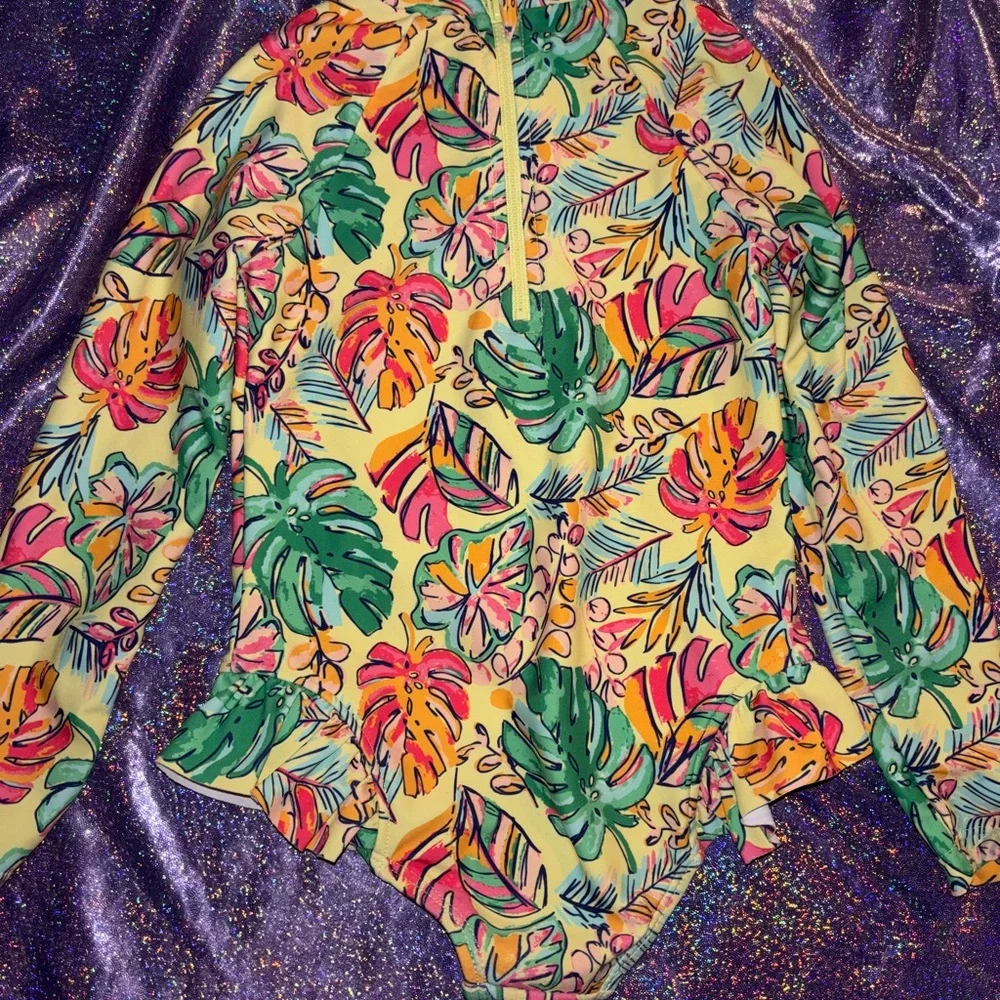 Floral Swimsuit Banana Boat
